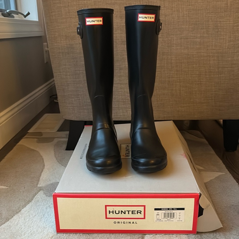 Hunter tall original rain boots